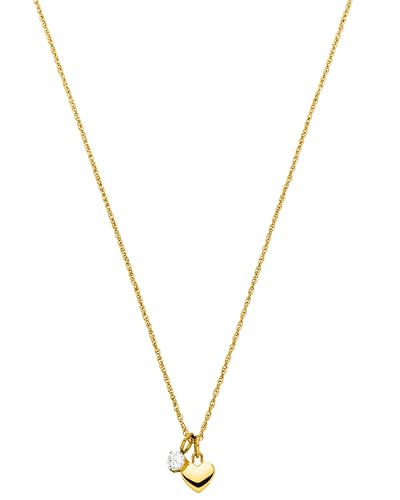 Purelei Brave Kette Damen (Gold) – Halskette Damen aus langlebigem Edelstahl – Wasserfeste Kette mit Anhänger – 50-55 cm Länge verstellbar – Halskette für deinen individuellen Look
