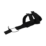 Molle - Soporte para botella de agua para aventuras al aire libre, bolsa de transporte ajustable con cordón elástico seguro y correas de doble cincha (negro)