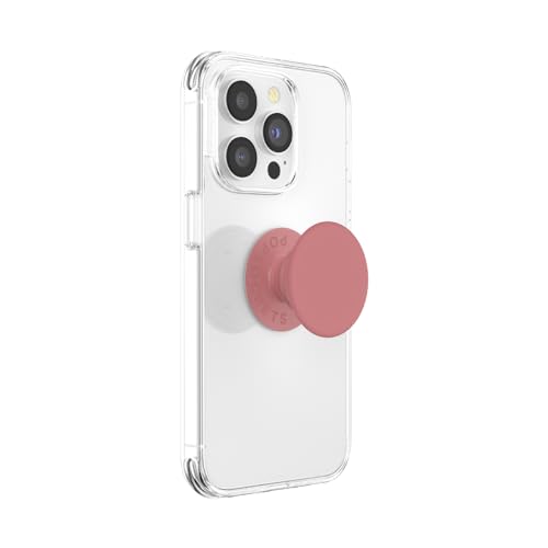 Image of PopSockets Adhesive Phone Grip, Holder, Phone Stand, Cute Pink - Clay