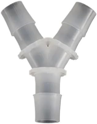 10pcs Translucent-4.8mm Y Type Tee Splitter Water Connector Joint Adapter Pipe Tube Hose Garden Lawn Irrigation System Parts 3-way