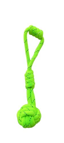 PSK PET MART Durable Big Handle Ball Knotted Cotton Rope Toys for Teeth Cleaning and Chewing, Small & Medium Dog/Cat/Puppy (Multicolour). (B09P1Y868Z) Amazon Price History, Amazon Price Tracker