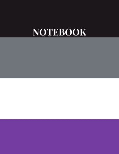Asexual Flag | 300 pages | 8.5x11 inch | LGBTQIA Pride Community