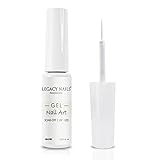 LEGACY NAILS Professional Gel Nail Art Gel Paint - HEAVEN 0.25 OZ - Precision Gel with Brush SOAK-OFF UV/LED Full Coverage Highly Pigmented Gel Nail Polish Long-Lasting (GEL NAIL ART - HEAVEN)