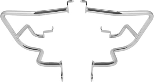Glymzoi Sturzbügelschutz Motorrad-Sturzbügel für Motorschutzbügel, Autobahn-Sturzbügel für BMW für R18 B Transcontinental 2022–2023(Chrome)