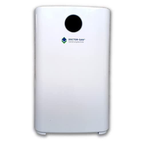 HEPA H14 Luftreiniger 3006 von doctor-san® | Filterleistung 99,997% | CADR 310m³ | bis 50m² Raumgröße | UV-Bestrahlung | Ionisator | 6-fach Filterung | Nachtmodus