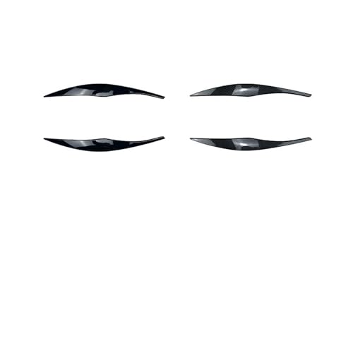 Sourcils de phares pour BMW E90 E91 garniture paupières noir brillant 320i 330i