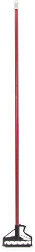 Image of SPARTA 4166405 Spectrum Fiberglass Mop Handle With Quik-Release For Cleaning, Commercial, Residential, 60 Inches, Red, (Pack of 12)