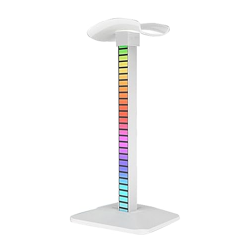 ljhnba Headphone Stand RGB Light Headphone Holder Headset Storage Rack Hanger with TypeC Port Earphones Rack