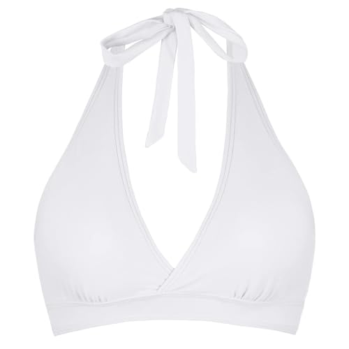 Bikini de dos piezas con cordones y top push up regulable 4