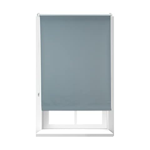 Relaxdays Blinding Roller Blind Curtain with Clamps Cover