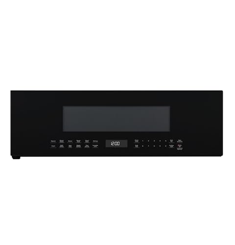 GE Profile 30" Over-the-Range Low Profile Microwave, 1.2 Cu. Ft., 1000 Watts, 400 CFM Hood Vent, LED Lighting, Auto Defrost, Installer-Friendly, Black, UVM9125DYBB by Profile - Used condition - US$450.30