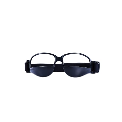 MXRGUMVI Gafas de baloncesto para regate, marcos de ropa deportiva, gafas antigoteo, portátiles, para entrenamiento, práctica, para niños, color negro