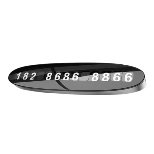 Targa Telefono Auto Antisfaldatura Resistente Al Calore Portatile per Garage Visualizzazione Privacy Casuale