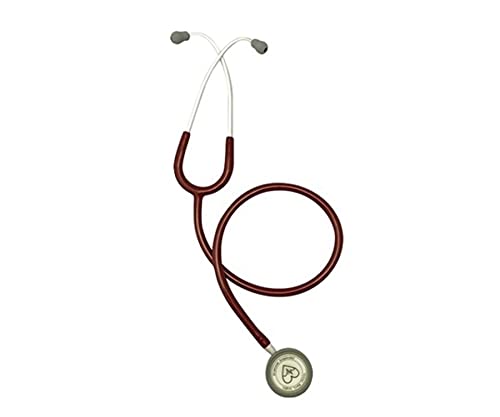 アズワン ナビス バイタルナビ聴診器 ライト サスペンデッド バーガンディ