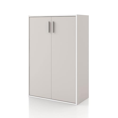 HOMES: INSIDE + OUT Apexa 3-Tier Stackable Wood Bookcase with