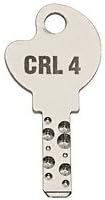 C.R. LAURENCE CRL Replacement Key #4 for 01P and 03P Series Deluxe Patch Locks