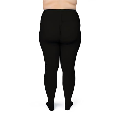 Silky Toes Plus Size Tights for Women Opaque Curvy Nylons Stockings 1-2 Pair Colored 1X 2X 3X 4X 5X 6X 7X2