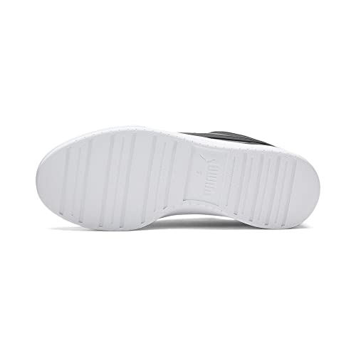 Image of PUMA Men's CAVEN DIME Sneaker, Flat Medium Gray-Flat Dark Gray-For All Time Red, 9.5