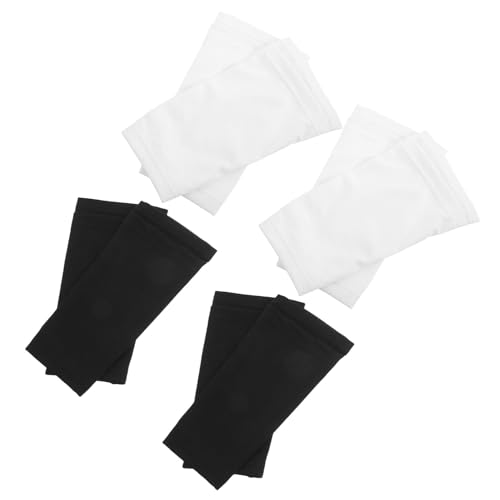 Mangas de pantorrilla transpirables Tofficu en pack de 4 pares para fútbol