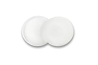 Burg Wächter Deckel für Zeitungsbox, runde Seitenabdeckung zum Schutz vor dem Wetter, zum Nachrüsten, paarweise verpackt, S-Deckel, SD 1 SB, Ø 12 cm, milchig weiß, Transparent