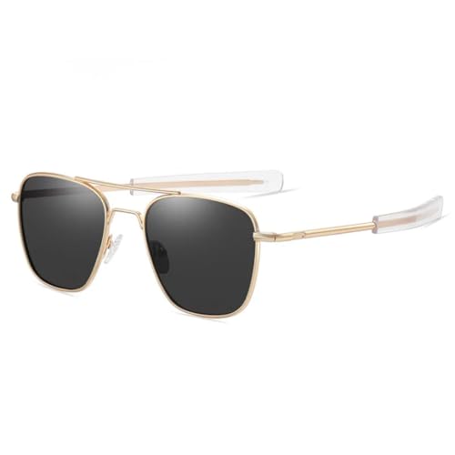 Lunettes de soleil polarisées vintage pour hommes aux finitions soignées et verres haute clarté