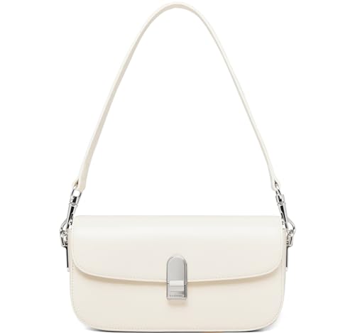LA FESTIN Small Leather Shoulder Bag For Women: Rectangle Shoulder Purse With Chain Strap-Daily Going Out Crossbody Bag