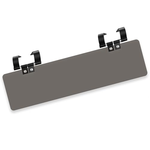 Glare Guard Polarized Truck Visor Extender, Automatic Anti-Glare UV400 Sun Visor Extender Protects from Glare & UV Rays, Universal 18' x 5' Fits Trucks, Tractor Trailers, RVs, Made in USA