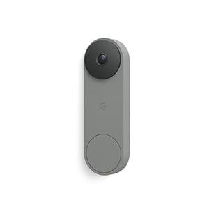Google Nest Doorbell (Wired, 3rd Gen) – 2K Video and Gemini, Live View, Night Vision, 2-Way Audio – Works with Google Home – 2025 Model – Hazel