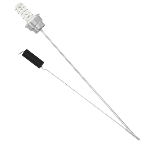 Oil Tank Gauge for 275 & 330 Gallon Vertical Float Level Measure 1-1/2 and 2 Male NPT Thread Designed for Heating Home Oil Tanks with Depth of 42 to 44 with Clear Dial