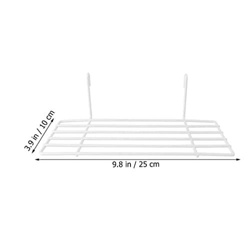 Image of PATKAW Bird Wire Platform 2Pcs Parrot Toys Perch Cage Stand Shelf Portable Training Playground Wire Patio Sundeck Bird Play Pen Comfy Perch for Parrot Toys A