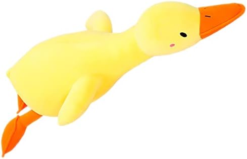 PILLOWS FKRCHYT Duck Plush Toy Stuffed Animals Plushie Soft Duck Body Pillow, 25.6'' Giant Lifelike Stuffed Duckie Hugging Pillow Birthday Gift for All Age Kids (Yellow)
