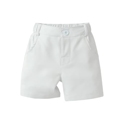 Boarnseorl - Boarnseorl Baby Boy Shorts - White, 3-6M - Best Deal on Amazon