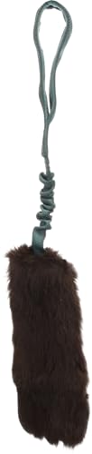 Flamingo Hundespielzeug – Furtra Chaser Bungee Kaninchenfell S – elastischer Griff – Länge 55 cm – Keine Farbauswahl möglich