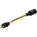 Twist-To-Lock Conveter Adapter, 12" Yellow, Cold Weather