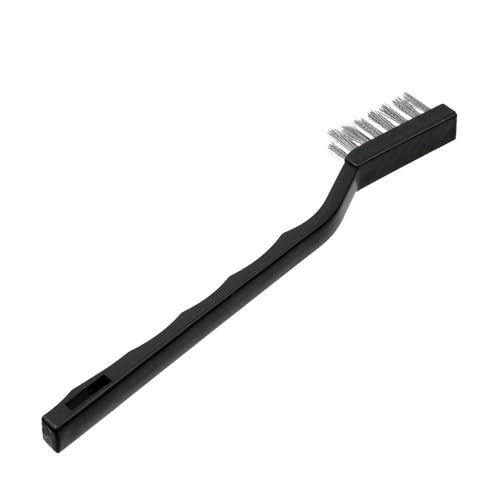Image of Coshar Wire Brushes Industrial 7 inch Stainless Steel Wire Brushes with Curved Handle Mini Wire Brush Set for Cleaning Welding Slag,10Pcs