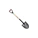 Corona Clipper SS26010 16 Gauge Tempered Steel Round Point Shovel with 30-Inch Wood Handle