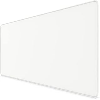 TITANWOLF - oversize mouse pad gaming 900x400mm - XXL mouse pad large - table pad large size - improves precision and speed - white