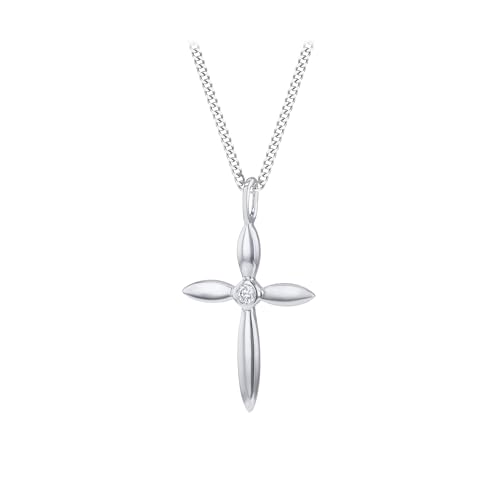 Pendentif Croix pour Femme en argent, un cadeau mémorable avec son diamant