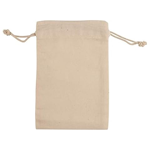 KUPOO 30PS Cotton Bags Cotton Muslin Bags Drawstring Muslin Bag for Wedding Party Favor and DIY Craft (6x8 Inch) Cover