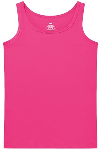 Image of QBK 2T-13Years Girls Tank Tops Cotton Dance Basic Sleeveless Undershirts | Gymnastics Ballet Dancewear