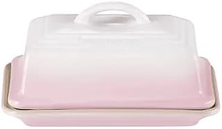 Le Creuset Mantequillera de gres, 900 g, 17 x 12,5 x 9 cm, color rosa concha 70837177770000