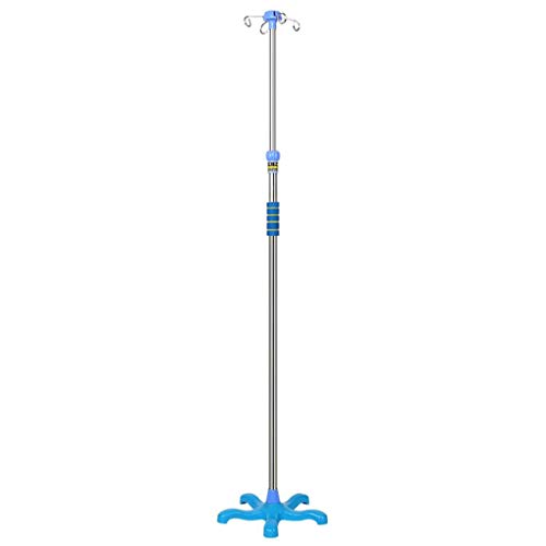 Iv Poles Portable Adjustable Height, Intravenous Stand, IV Stand - for Hospital, Clinic, Families and Pet Hospitals (3 Legs/5 Legs)