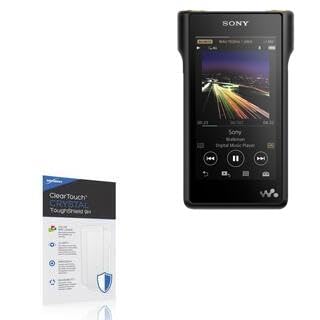 BoxWave Screen Protector Compatible with Sony NW-WM1A - ClearTouch Crystal ToughShield 9H (2-Pack), Clear 9H Tough Flexible Film Screen Protector