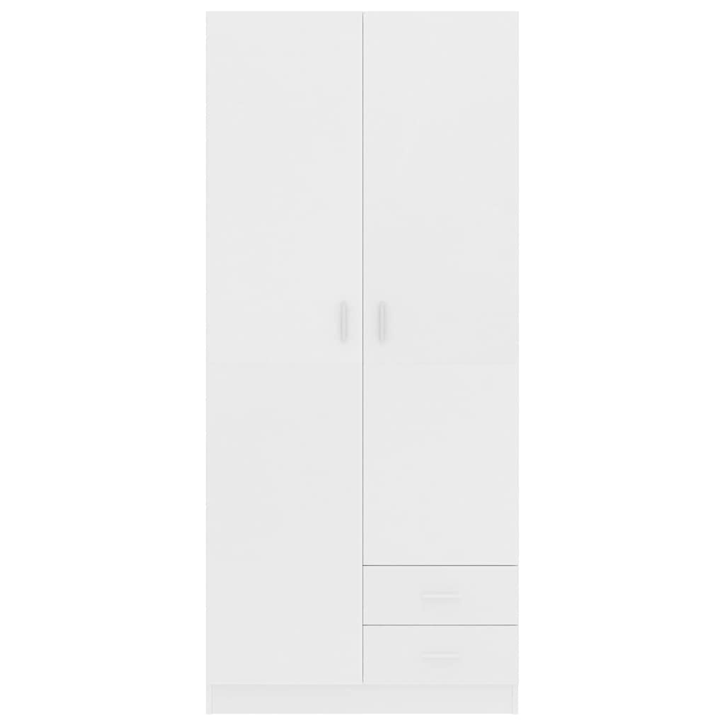 Refined Armario de Madera de ingeniería Blanco 80x52x180 cm