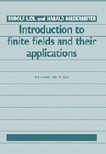 Introduction to Finite Fields and their Applications by Rudolf Lidl (1994-07-21)