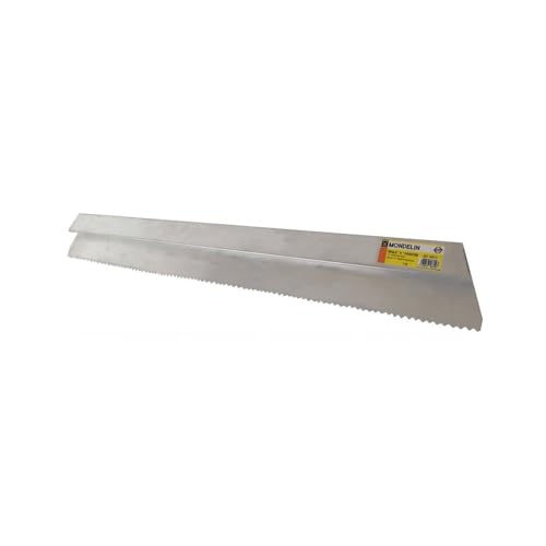Règle crantée ouverte profil H Mondelin à denture précise pour maçon
