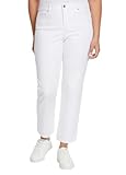 Ella Moss Women's Mid Rise Slim Straight Ankle Denim Jeans (US, Numeric, 8, Regular, Regular, White)