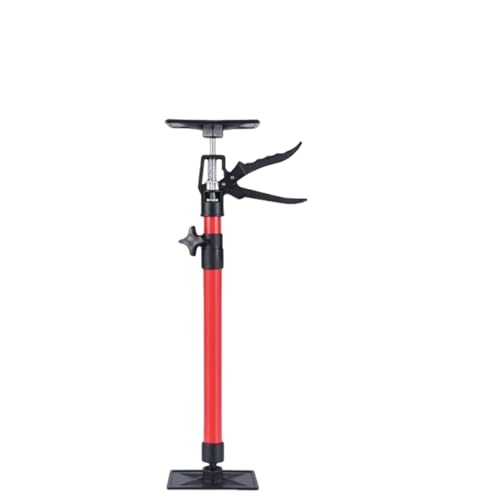 Soporte telescópico de instalación y carpintería ajustable alta resistencia con cabezas giratorias 360 capacidad carga Herramienta manos libres para armarios unidades pared proyectos bricolaje
