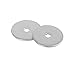 X AUTOHAUX 55pcs M4 x 25mm x 1.5mm Stainless Steel Flat Washer Car Fastener Sealing Gaskets