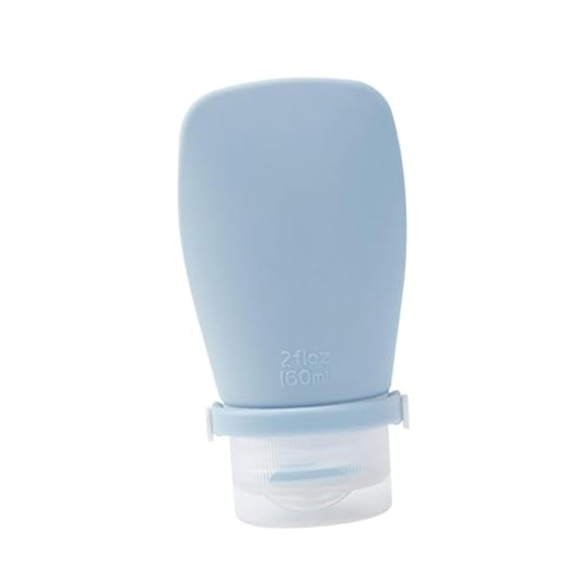 60ml Squeezable Travel Dispenser Bottle, Gray Blue